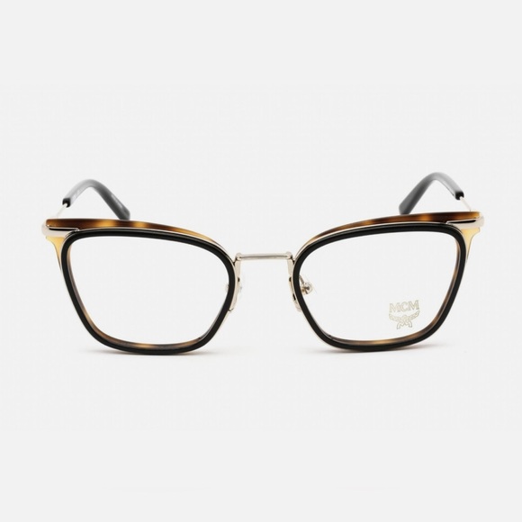 MCM Eyeglasses Clear Black/ Havana Cat Eye Shape - Picture 2 of 3